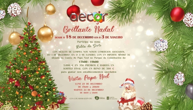 Campaña Brillante Nadal con Aecor (Ruleta da Sorte)